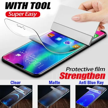 1-4ks Matné Anti-Blue Ray Jasné Screen Protector Hydrogel Fólie Pro Samsung S23 S22 Ultra Screen Guard pro Glaxy S23 S22 Plus