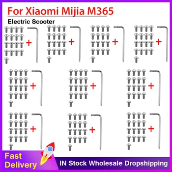10Sets Spodní Kryt Baterie se Šrouby z Nerezové Oceli Kovu pro Xiaomi Mijia M365 Elektrický Skútr Šrouby Opravit Součástí Příslušenství