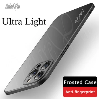 13 Mini Případě DECLAREYAO Luxusní Ultra Tenký Matný Kryt Pro Apple iPhone 12 11 Pro Xs X XR Max SE 6 7 8 Případ Matný Pevný PC Kryt