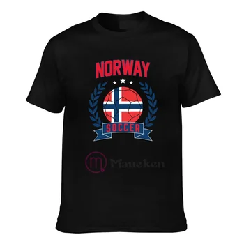 2022 NORSKO Fotbal T košile Země Muži Ženy fotbal T-Shirt Hip Hop jersey Vrcholy Bavlna Trička