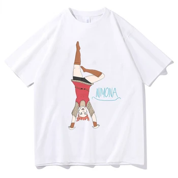 2023 Nimona Tisk T Košile pro Muže Hip Hop Streetwear Vtipné Tričko Mužů Topy Tees Harajuku Tričko pro muže T-shirt Oblečení