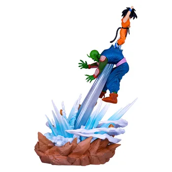 21 cm Anime Dragon Ball Son Goku Vs Piccolo Obrázek Pvc Akční Figurky Gk Socha Kolekce Model Hračky Pro Děti Dárky