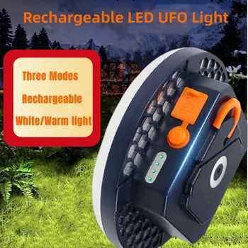 2KS 13500mah Lucerna Přenosné 60W LED Dobíjecí Silný Magnet Svítilna Rybaření Světlo Venkovní Práce, Opravy Camping Lantern