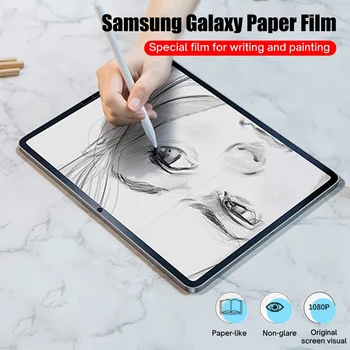 2ks Papíru Jako Screen Protector Pro Samsung Galaxy Tab S9 S8 S7 S6 Lite S5E S4 A8 A7 Lite 10.1 10.5 Film Screen Protector