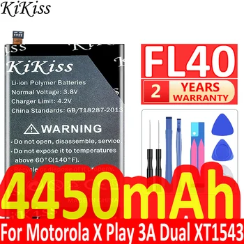 4450mAh Náhradní Baterie FL40 pro Motorola Moto X 3A Moto X Play Dual XT1543 XT1544 XT1560 XT1561 XT1562 XT1563 XT1565