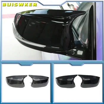 Auto Boční Lesklý Malované Styling Zrcátku kryty Světlé Černá pro Infiniti Q50 Q60 Q70 SQ50 XQ30 2014-2020