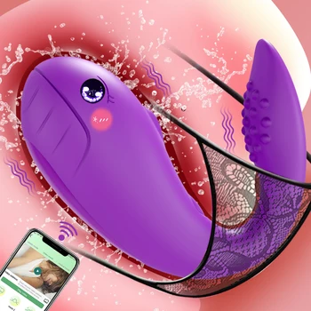 Bezdrátové Bluetooth APP Vibrátor pro Ženy, Ženské Bezdrátové APLIKACE Dálkové Ovládání Opotřebení Vibrační Vajíčko Kalhotky Sex Hračka pro Dospělé, Obchod