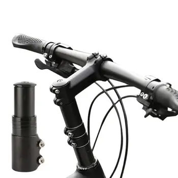 Bike Řídítka Představec Riser MTB Bike Příslušenství Vidlice Extender Rozšíření Rise Up Černé Kolo Adaptér Odolné Horské Cyklistické Části