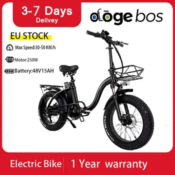 Dogebos S600 dámy E-bike 750W 48V 15AH Elektrické Kolo Dospělé Kolo Snow Mountain 20 Palců Skládací Tuku Pneumatiky Ebike Pro Muže, Ženy