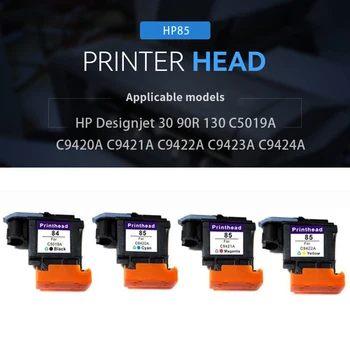 HP85 Tiskové hlavy HP84 tiskové Hlavy Pro HP Designjet 30 90R 130 C5019A C9420A C9421A C9422A C9423A C9424A Repasované Tiskové Hlavy