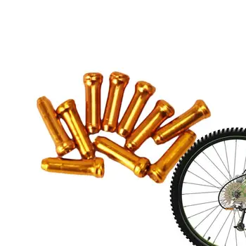 Kabelové Uzávěry Pro Jízdní Kola Bike Chránič Kabelu Čepice Kabelové Konci Škrcení Brzdové Lanko Kryt End Tipy Hliníkové Slitiny Bike Kabel Průvodce