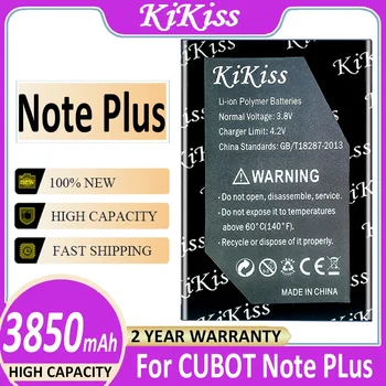 KiKiss Vysoce Kvalitní 3850mAh Baterie pro CUBOT Noteplus Poznámka Plus Smartphone Batterij + Koleje Č.