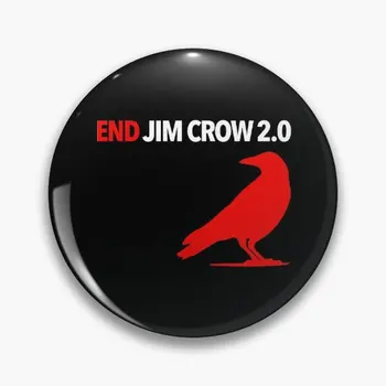 Konec Jim Crow 2 0 Měkké Tlačítko Pin Milence Odznak Dekor Kreativní Kov Ženy Kreslené Vtipné Oblečení Roztomilé Šperky Límec Klopě Pin Klobouk
