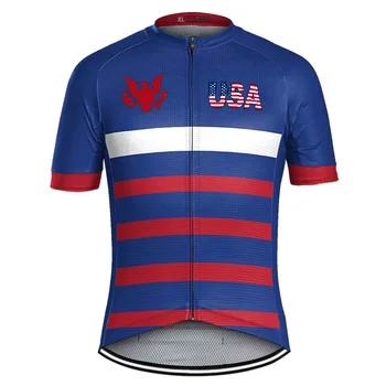 Krátké USA Dres MTB Sportovní Oblečení Silniční Cyklistika Kolo Letní Košile Závod z Kopce Svetr Nosit Top Trail Breathabl Kvalitní Bunda