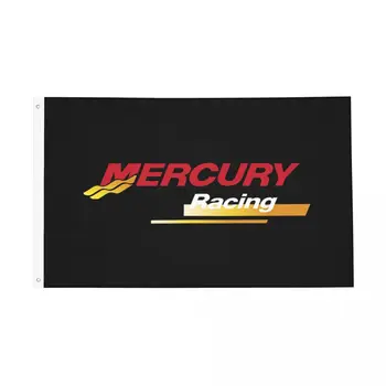 Mercury Racing Vlajky Krytý Venkovní Banner Polyester Dekorace Oboustranné 2x3 3x5 4x6 5x8 FT Vlajky