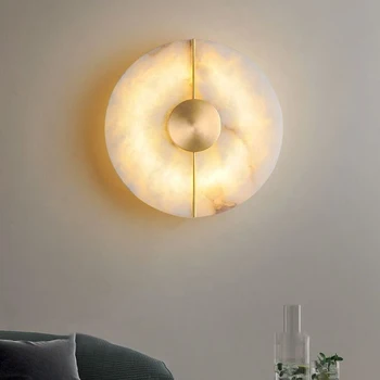 Moderní Mramorová LED Nástěnná Svítidla Pro Obývací Pokoj Domácí Krytý Svícnu Nástěnné Svítidlo Nordic Dekorace Nástěnné Svítidlo