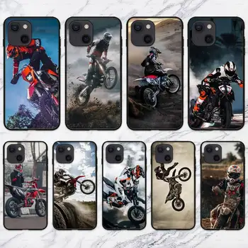 Moto Cross motocykl sportovní Telefon Pouzdro Pro iPhone 11 12 Mini 13 Pro XS Max X 8 7 6s Plus 5 SE XR Shell