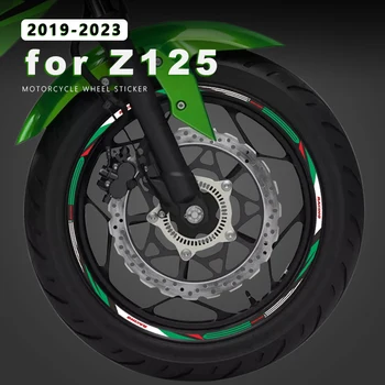 Motocykl Kolo Nálepka Vodotěsné Ráfku Proužek Obtisk pro Kawasaki Z125 Příslušenství 2021 Z 125 2019-2023 2020 2022 Motorka Část