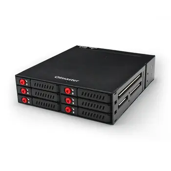 MR-6601 6-Bay Pevný Disk Box na Nářadí-bez SSD 2,5 Palcový HDD pro Případ Ukládání Dat Zálohování pro Případ