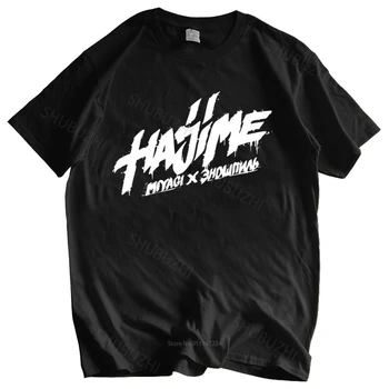 Muži o-krk tričko módní značky t-shirt black nový Hajime Miyagi Andy Panda Vrcholy Tee Tričko ruské Hip Hop Kapela, Tělocvičny, Fitness
