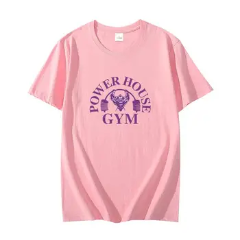 Nadrozměrné t-shirt Powerhouse gym Unisex Bavlněné tričko grafické t košile módní krátký rukáv t-košile, Letní Pánské oblečení