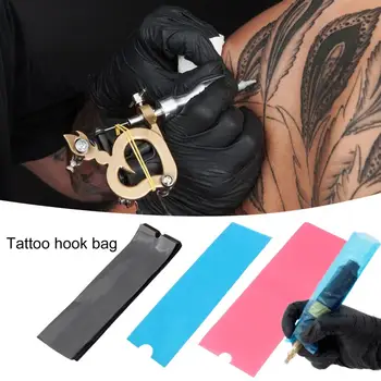 Praktické Tetování Zařízení Kryt Prachotěsný Non-rozbitné Udržet Čisté Tetování Hook Line Taška Tetování Kabel Ochranné Pouzdro
