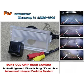 Pro Land Rover Discovery 3 / 4 2005~2014 Auto Inteligentní Parkovací Stopy Fotoaparát / HD zálohovat Reverzní Kamera / Zadní Kamera