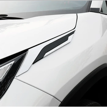 Pro Toyota RAV4 2019 2020 2021 2022 RAV 4 XA50 ABS Plastové Auto Leaf Deska Dekorace Na Žraločí Žábry Čalounění Samolepky Příslušenství