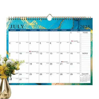 Rodina Stolní Kalendář 2023-24 Měsíční Desktop Minimalistické Nástěnné Estetické Plánovač Kalendář 14.7*11.4 v Silný Papír Roční Kalendář