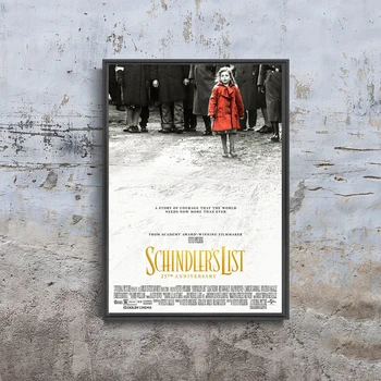 Schindlerův Seznam, Film, Plakát, Domov, Nástěnné Malby, Dekorace (Bez Rámečku)