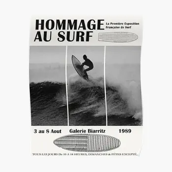 Surfování Výstava Biarritz Plakát, Obraz, Pokoj Legrační Zeď Tisku Umění Bytové Dekorace, Obraz Vintage Dekor Nástěnné Malby Bez Rámu