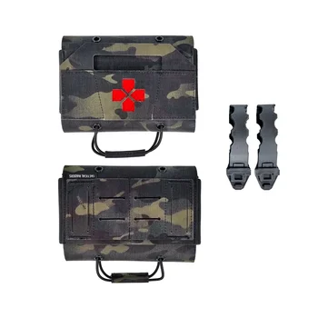 Taktický Mikro lékárničku Medical Pouch Vojenské Airsoft EDC Molle První Pomoc Kit Bag Venkovní Lov Přežití Nouzové Taška