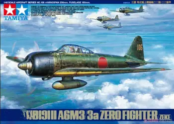 Tamiya 61108 Měřítku 1/48 A6M3/3a Zero Fighter (Zeke) Model Kit