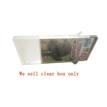 Transparentní Zobrazení PET plastové pouzdro Pro PSP UMD hry kolonce Japonsko USA HK verze storage display box