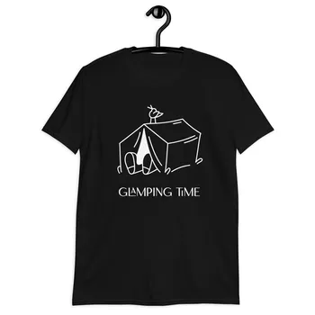 vtipné glamping grafické T Tričko vtipné cool táta camp tee kalifornie upínací módní dárek pro přítele