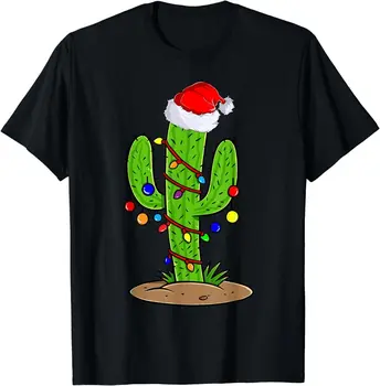 Vánoční Osvětlení Kaktus Milence Vtipný Vánoční Dárek Tričko